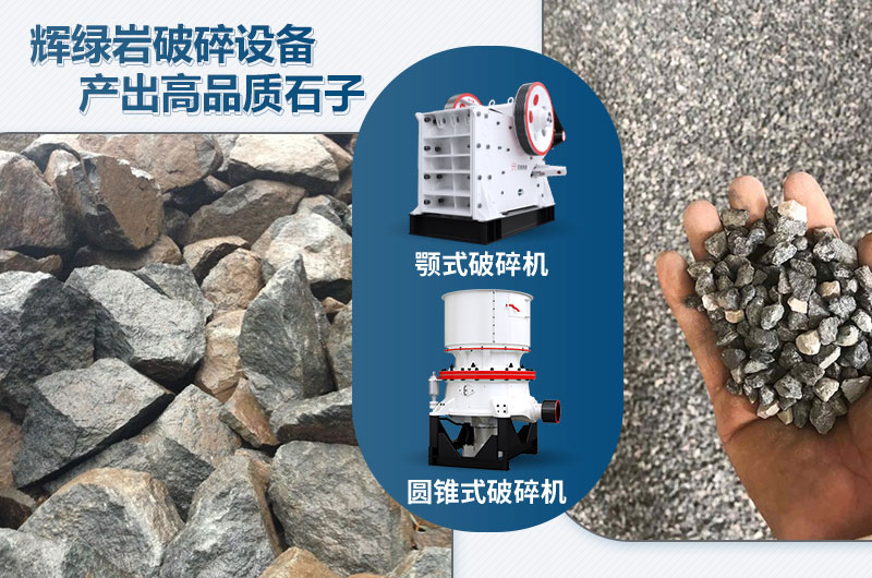 輝綠巖破碎可用的破碎機(jī)有哪些？價格多少？