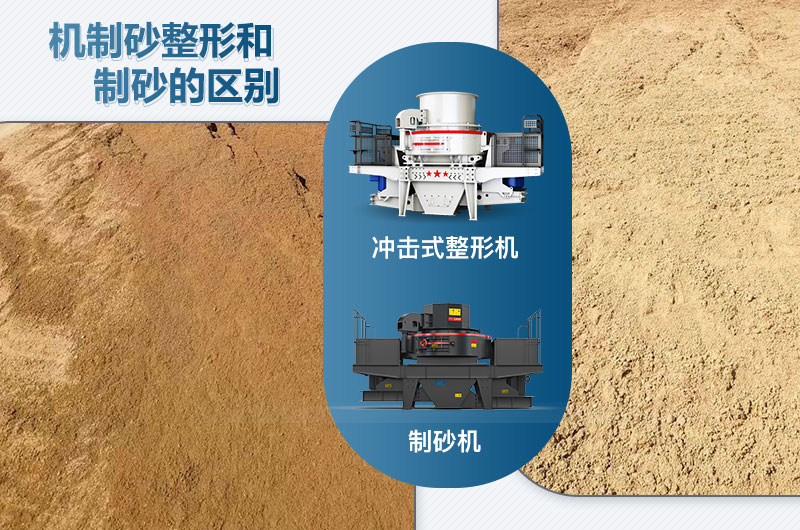 沖擊式整形機和制砂機的區(qū)別是什么？
