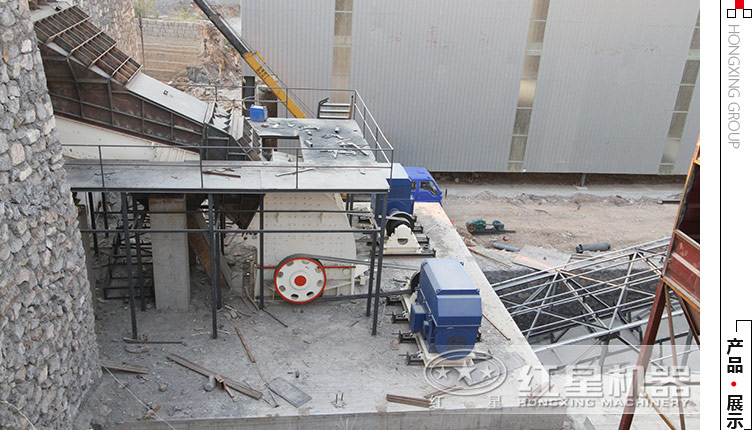 石頭錘破機作業(yè)客戶現(xiàn)場
