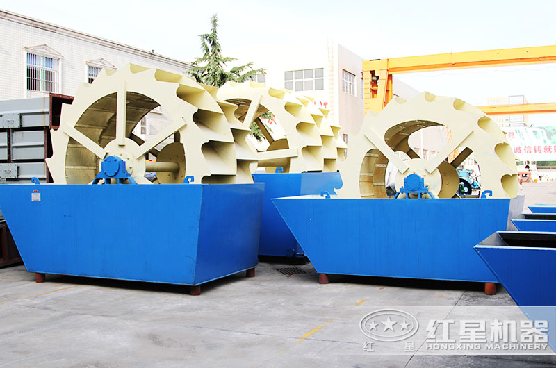 一天能洗3000噸的3020輪斗式洗砂機，以高產(chǎn)威震四方