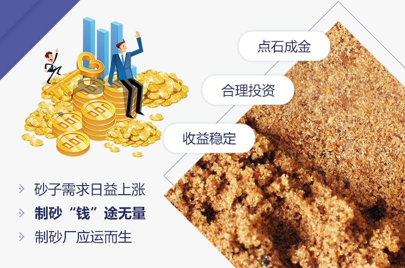 石頭制砂低投資，高收益